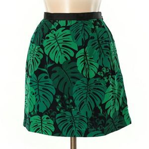 Banana Republic Tropical Palm Leaf Mini Skirt • Size 4